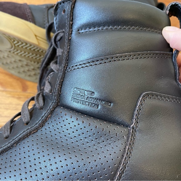 SHIMA Blake Motorcycle Shoes Leather Reinforced Street Riding Side Zipper 10 - Picture 10 of 12